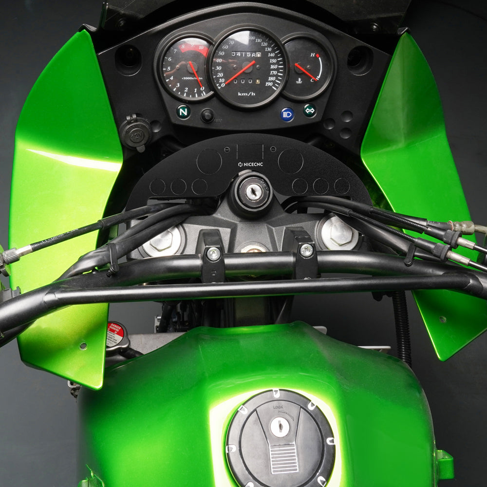 Front Lower Dash Panel Cover with GPS USB Hole For Kawasaki KLR650 08-18 Position 5