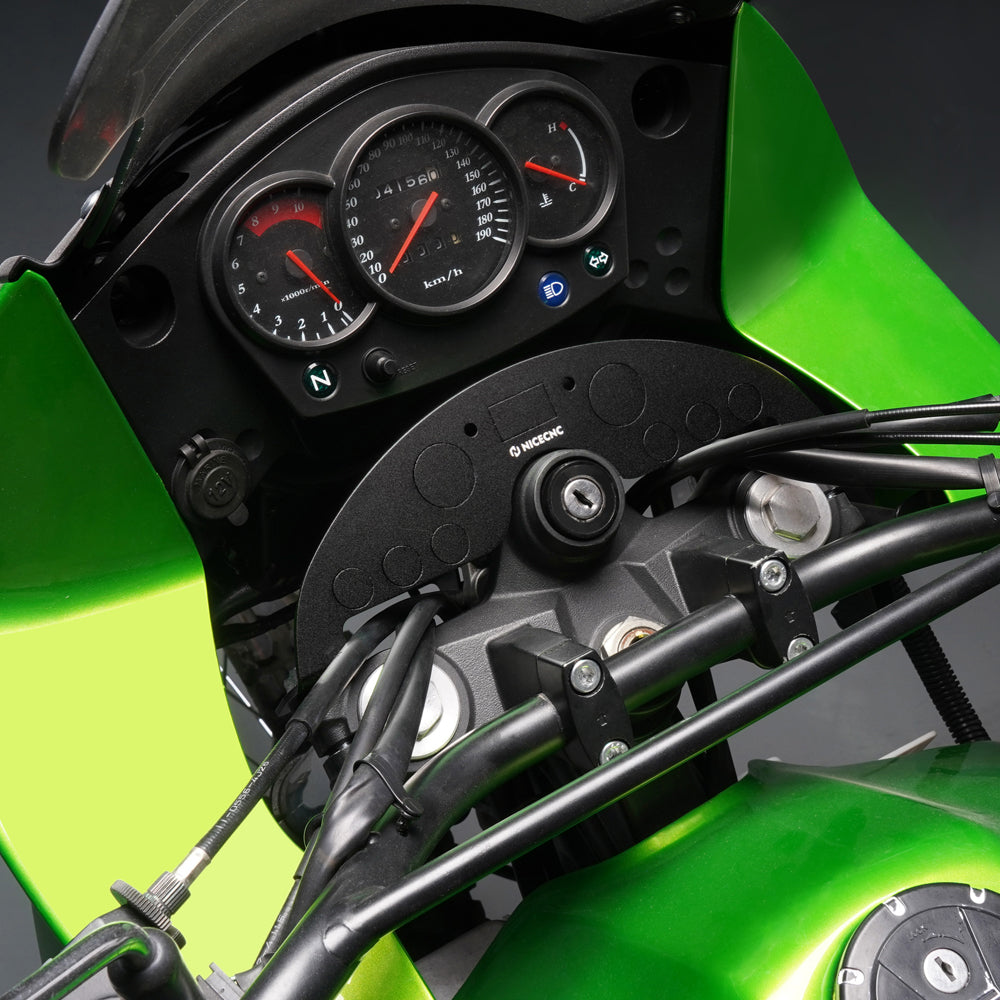 Front Lower Dash Panel Cover with GPS USB Hole For Kawasaki KLR650 08-18 Position 3