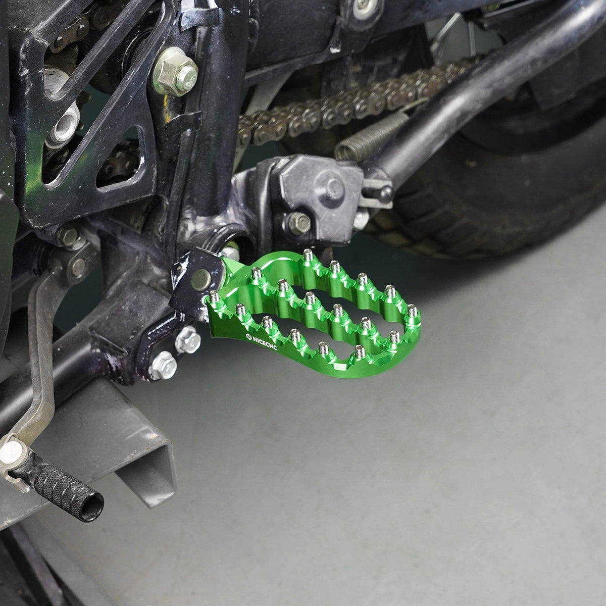 Footpeg Footrest Lowering Mounts Drop Brackets For Kawasaki KLR650 1987-2018