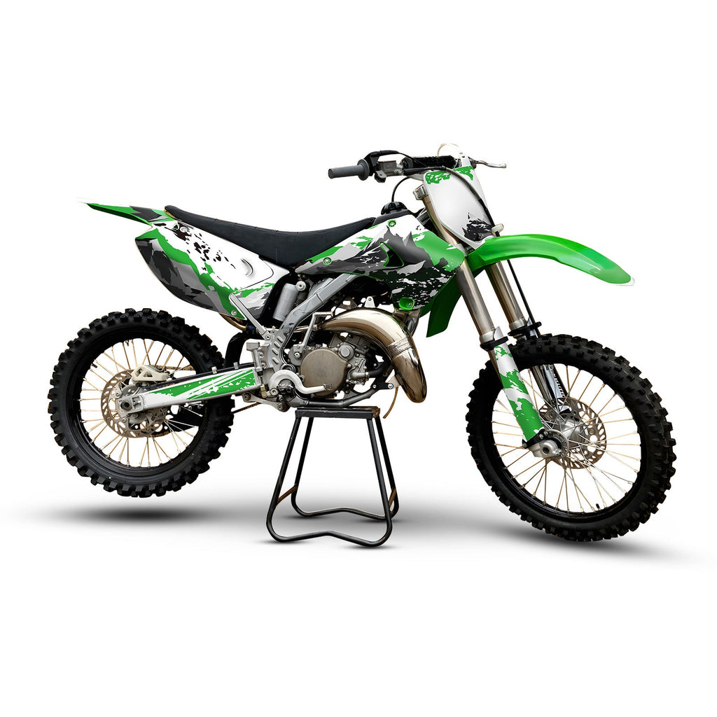 Motorcycle Full Graphics Decals Stickers Set For KAWASAKI KX125 / KX250 2003-2012