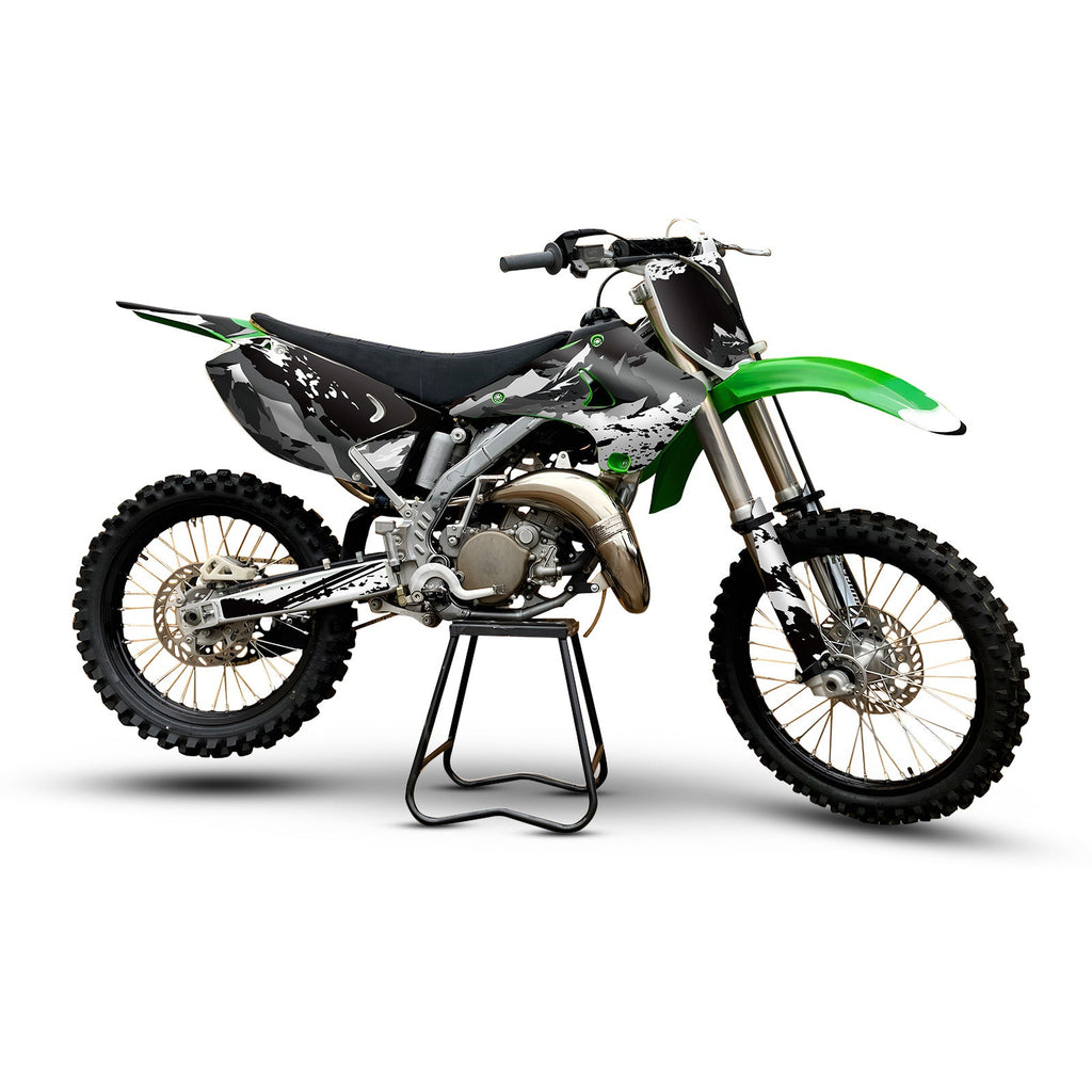Full Graphics Decals Stickers Kit For KAWASAKI KX125 KX250 2003-2012