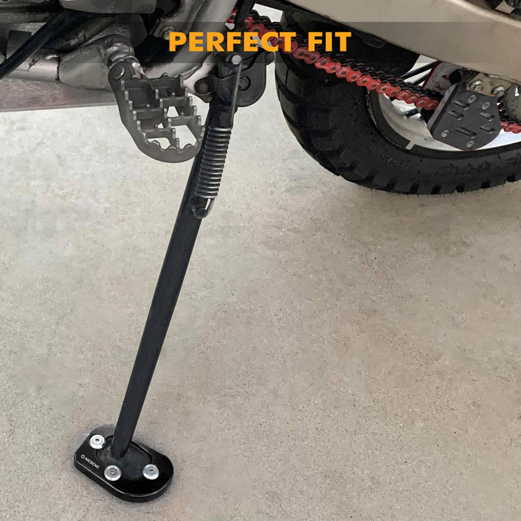 Sidestand Foot Kickstands Extension Plate Pad for Honda XR650L 1993-2025