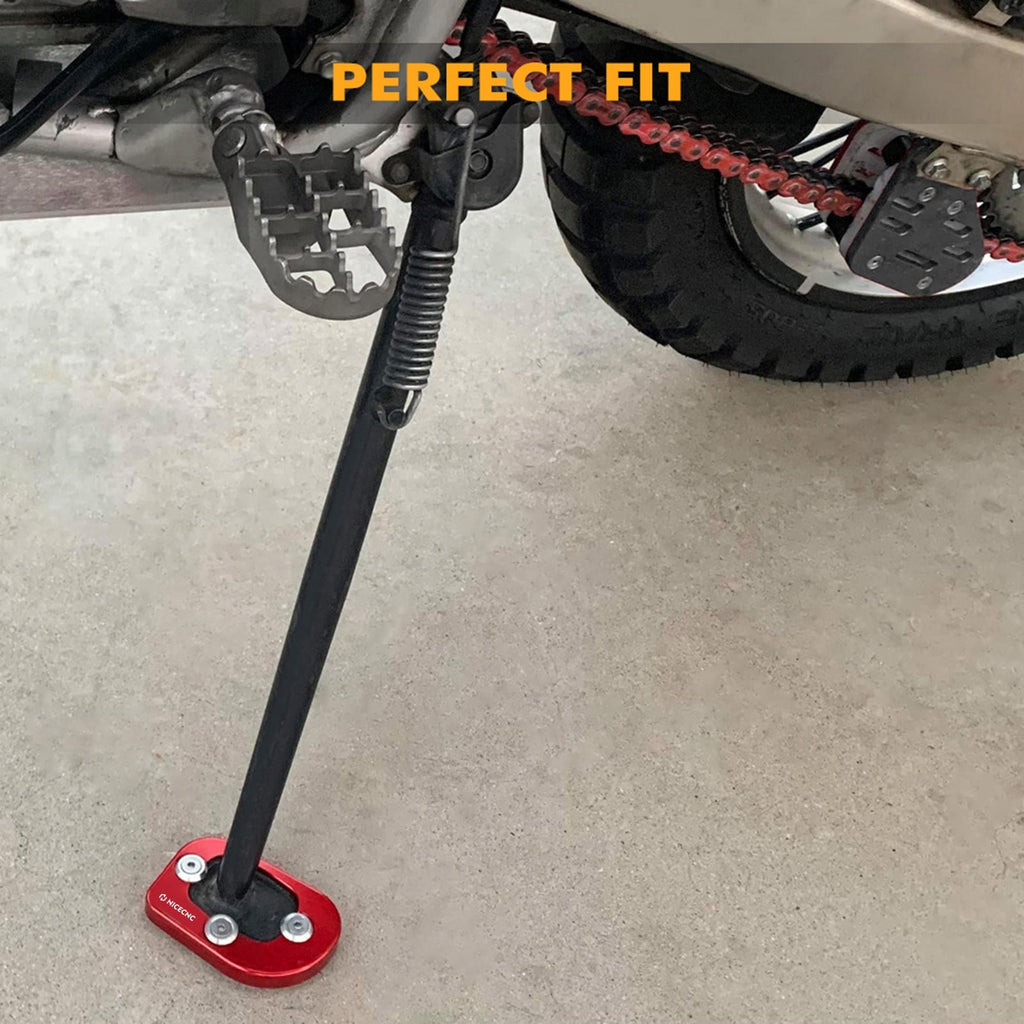 Sidestand Foot Kickstands Extension Plate Pad for Honda XR650L 1993-2025