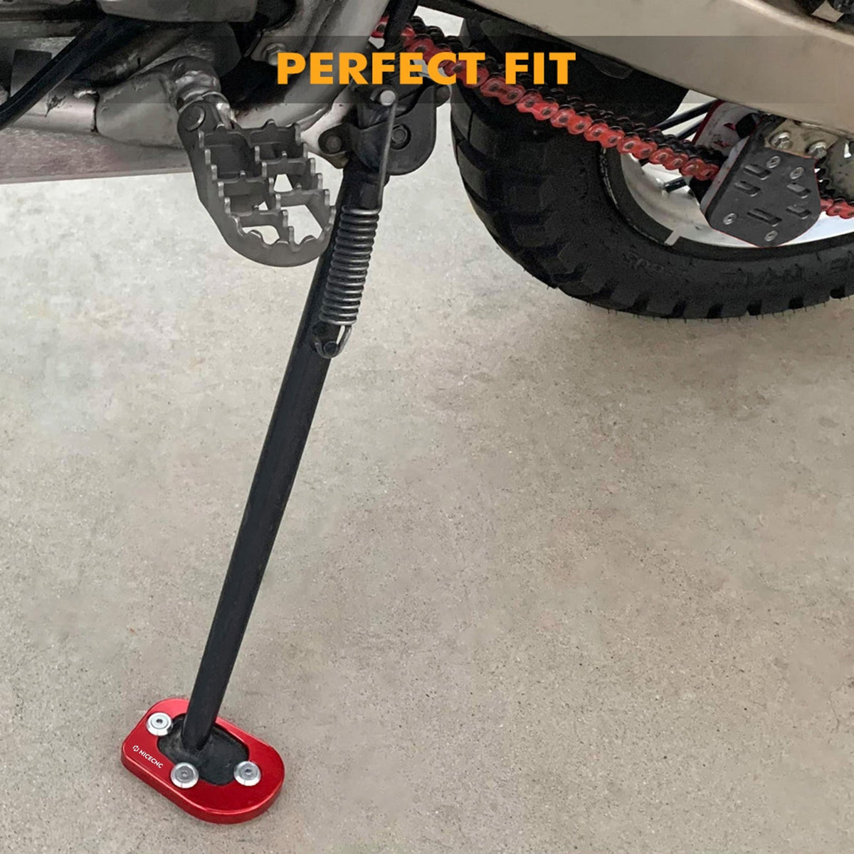 Sidestand Foot Kickstands Extension Plate Pad for Honda XR650L 1993-2025