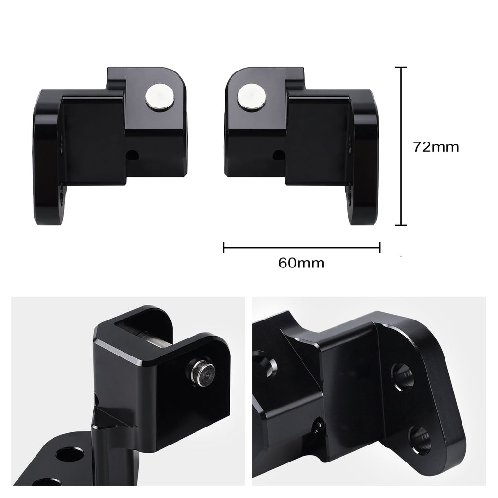 Footpeg Footrest Lowering Mounts Drop Brackets For Kawasaki KLR650 1987-2018