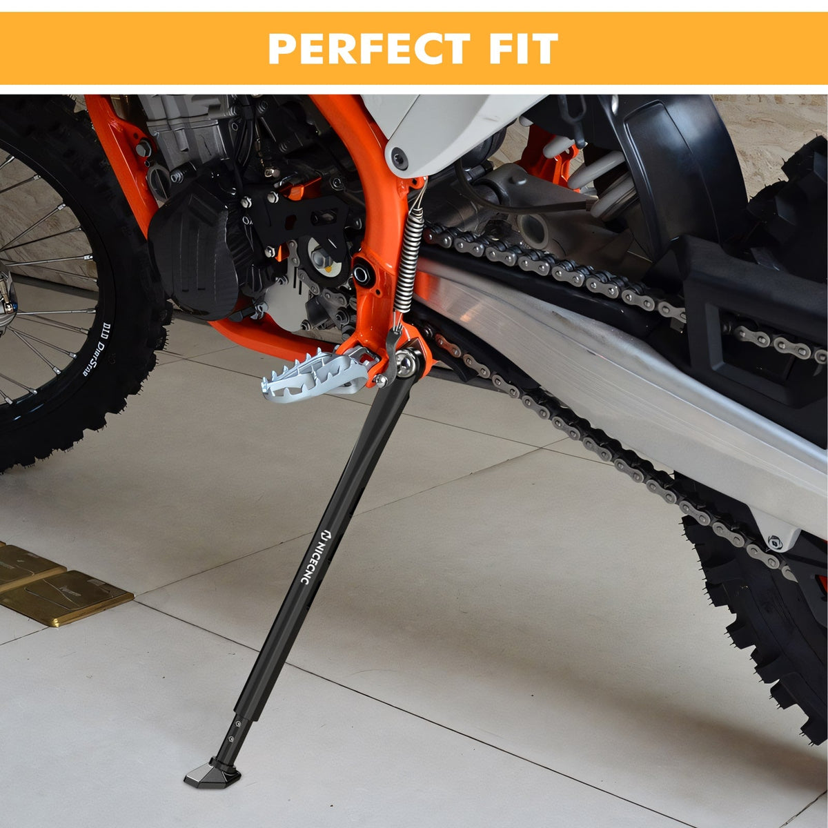 Adjustable Kickstand For Husqvarna TE/FE 125-501 14-23 FX 350/450 17-22 TX 125/300 14-22