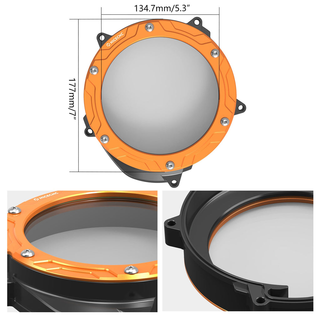 Transparent Clear Engine Clutch Cover For KTM 1390 SUPER DUKE R 2024-2025