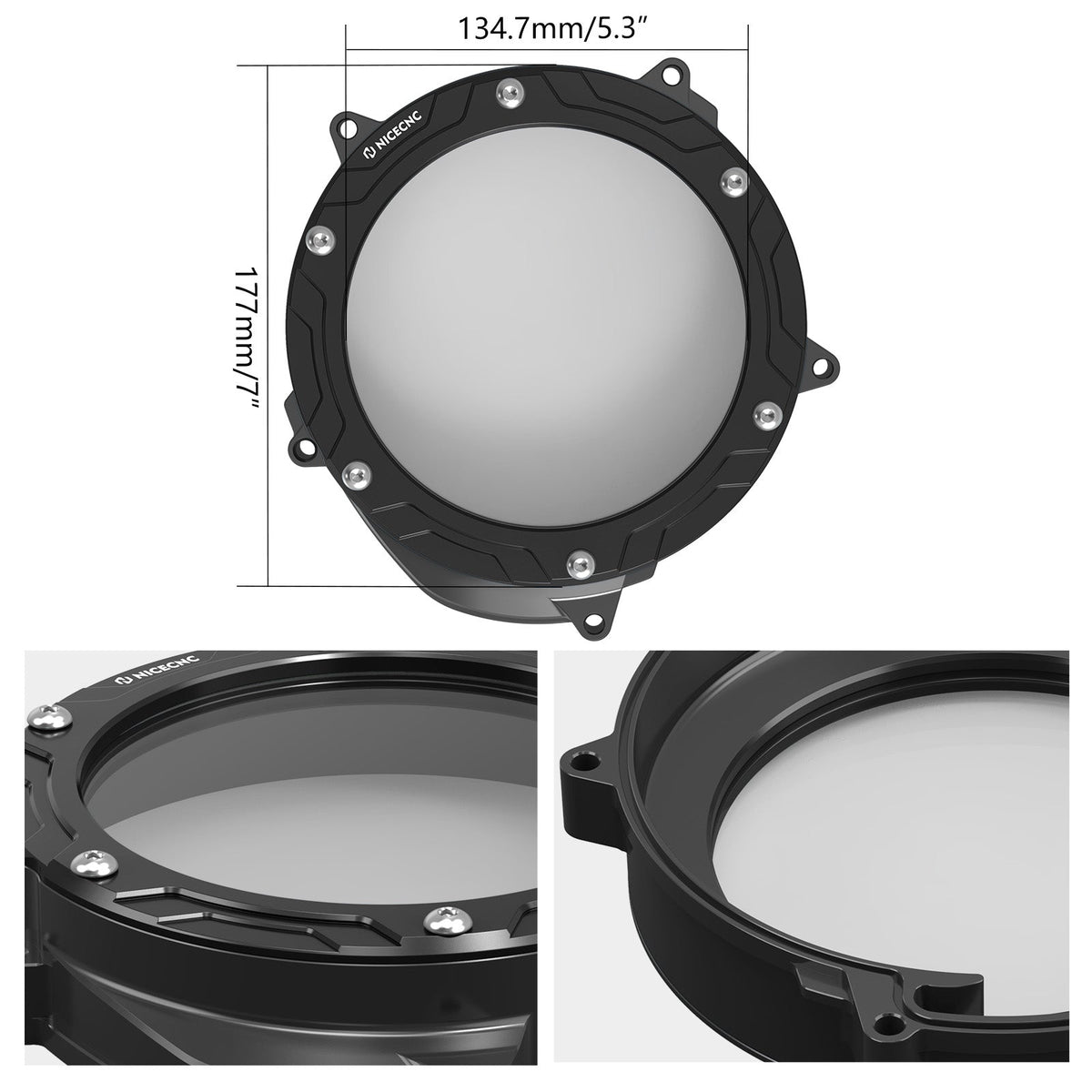 Transparent Clear Engine Clutch Cover For KTM 1390 SUPER DUKE R 2024-2025