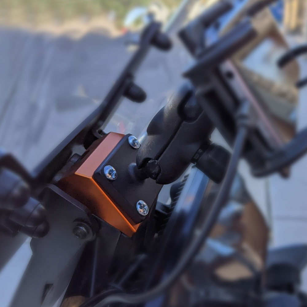 Upper Phone GPS Mount Holder Bracket For Husqvarna Norden 901 2022-2023