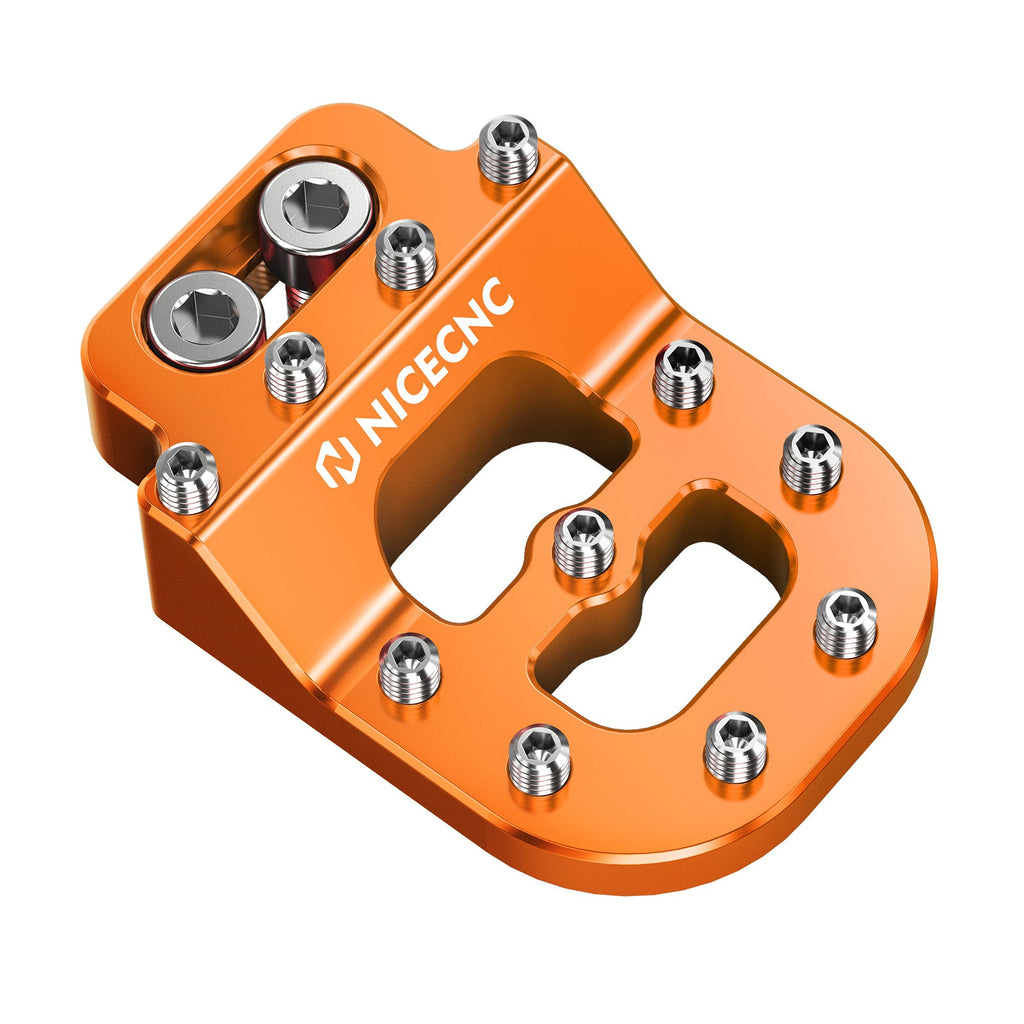Dual Control Stepped Rear Brake Pedal Pad Tip For KTM 125-530 390 790 890 ADV 690 Enduro R