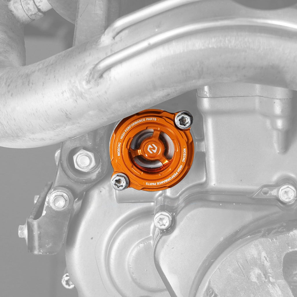 Clear Oil Filter Cover For KTM RC 390 Duke 690 Enduro SMC R 790 890 ADV 1290 SAR