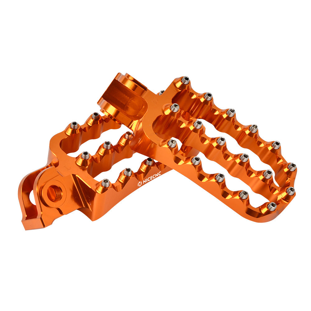 Forged Wide Foot Pegs For KTM SX SX-F EXC XC XC-F XC-W XCF-W FREERIDE