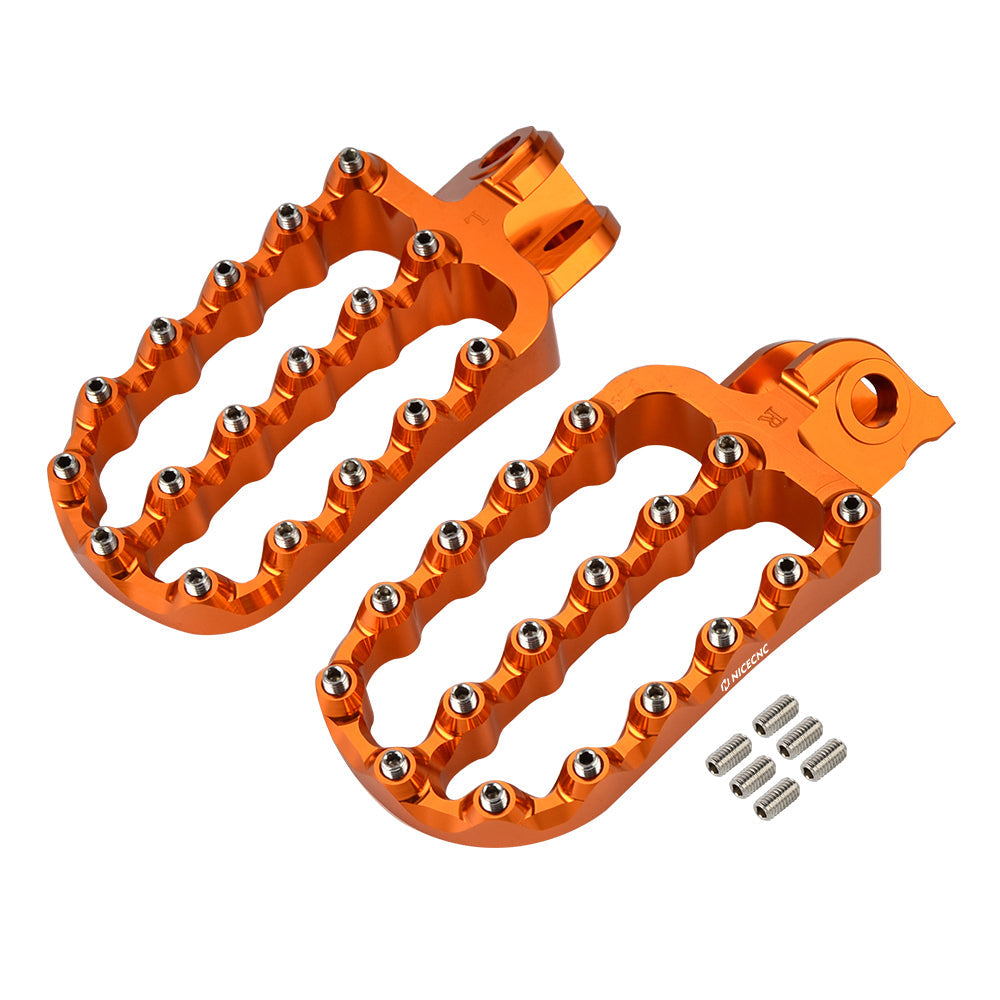 Forged Wide Foot Pegs For KTM 690 Enduro SMC R 790 890 950 990 1090 ADV 1290 SAR Position 5