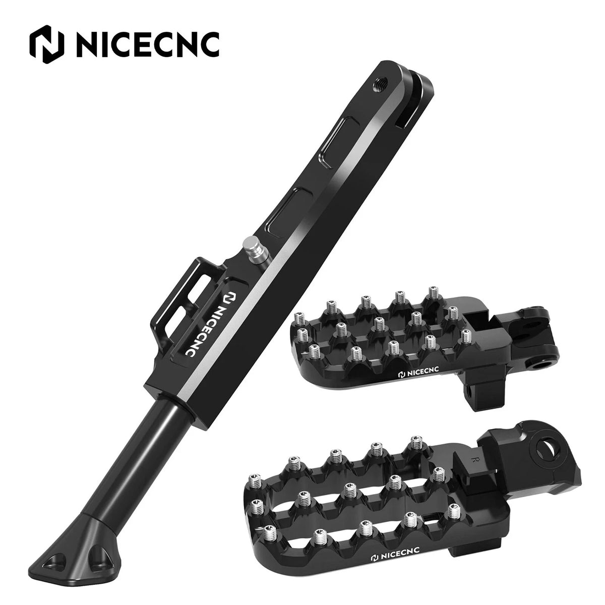 4-Level Adjustable Kickstand + Lower Enlarged Foot Pegs For GasGas ES SM 700