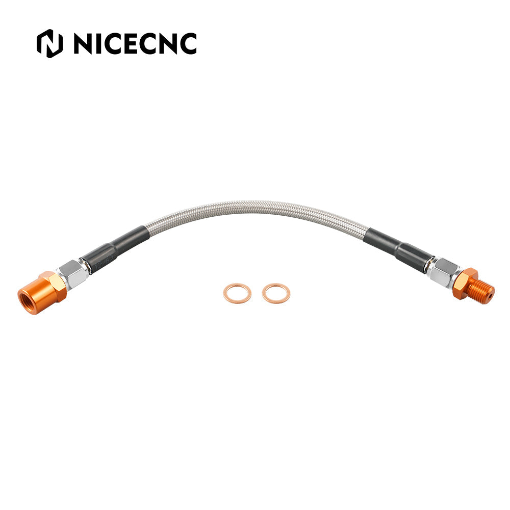 Braided Engine Oil Pressure Hose Line Pipe For KTM 690 Enduro SMC R GasGas 700