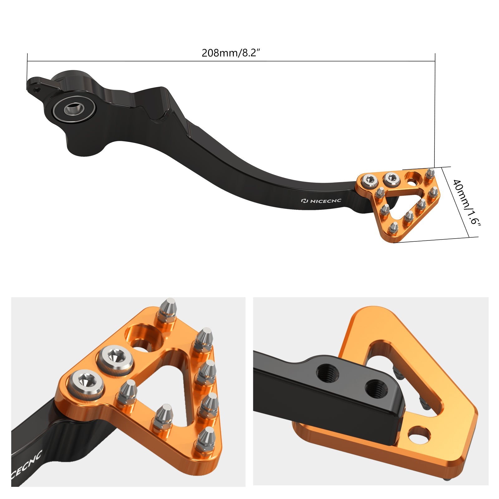 Adjustable Rear Foot Brake Pedal Lever For KTM 690 Enduro SMC R 2011-2018 Position 5