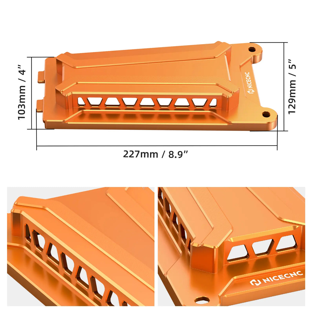 High-Flow Air Filter & 360° Vented Airbox Cover For KTM 690 Enduro R / SMC R