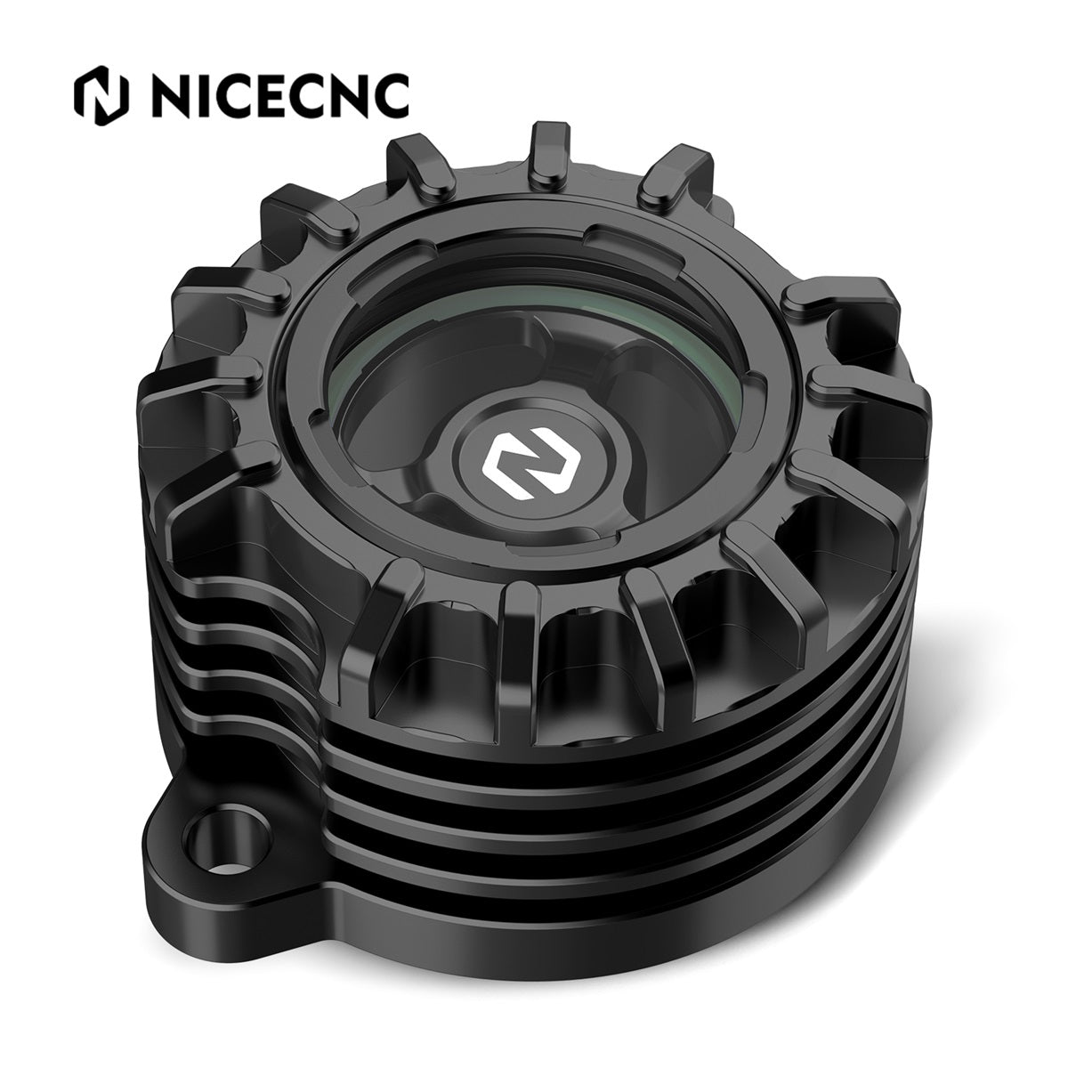 CNC Aluminum Oil Filter Cover w/Cooling Fins For Husqvarna 701 Enduro SM 2016-2024