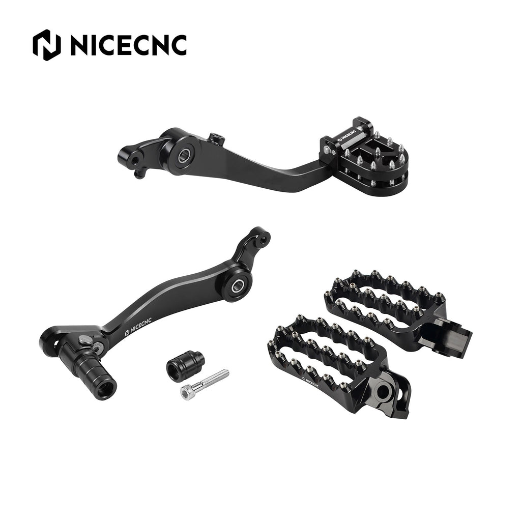 Enlarged Foot Pegs + Shift Lever + Dual Rear Brake Pedal For Husqvarna Norden 901 22-25