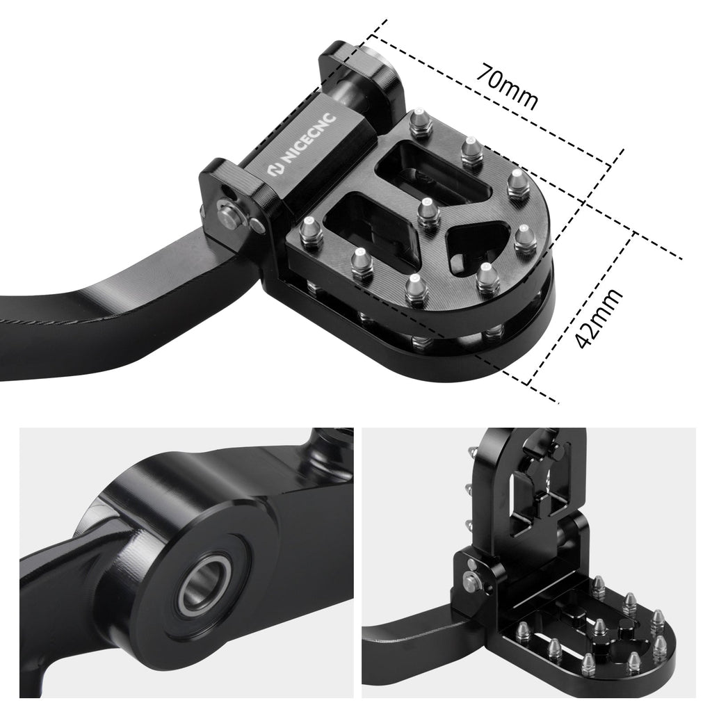 Dual Height Rear Brake Pedal Lever Assly For Husqvarna Norden 901 22-25