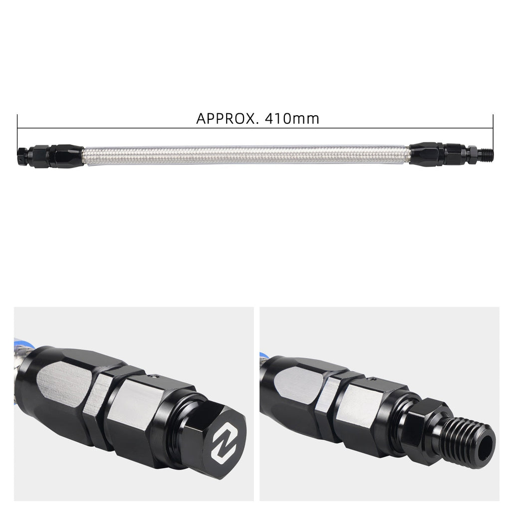Braided Long Oil Tank Drain Release Hose Kit For KTM 950 / 990 LC8 Adventure R S