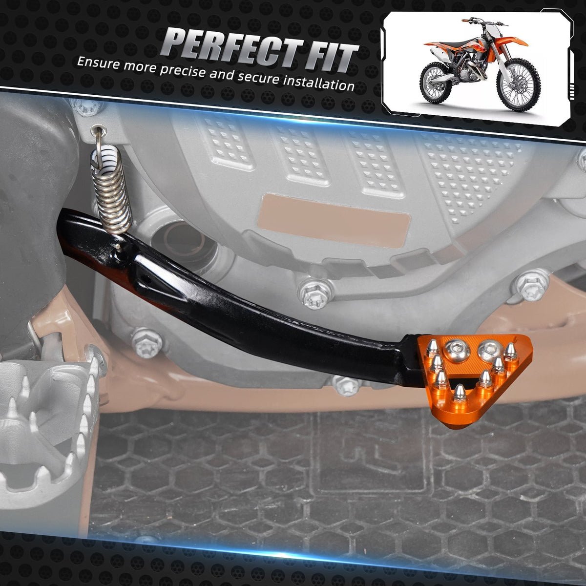 Adjustable Forged Aluminum Brake Pedal Lever for KTM HUSQVARNA GASGAS