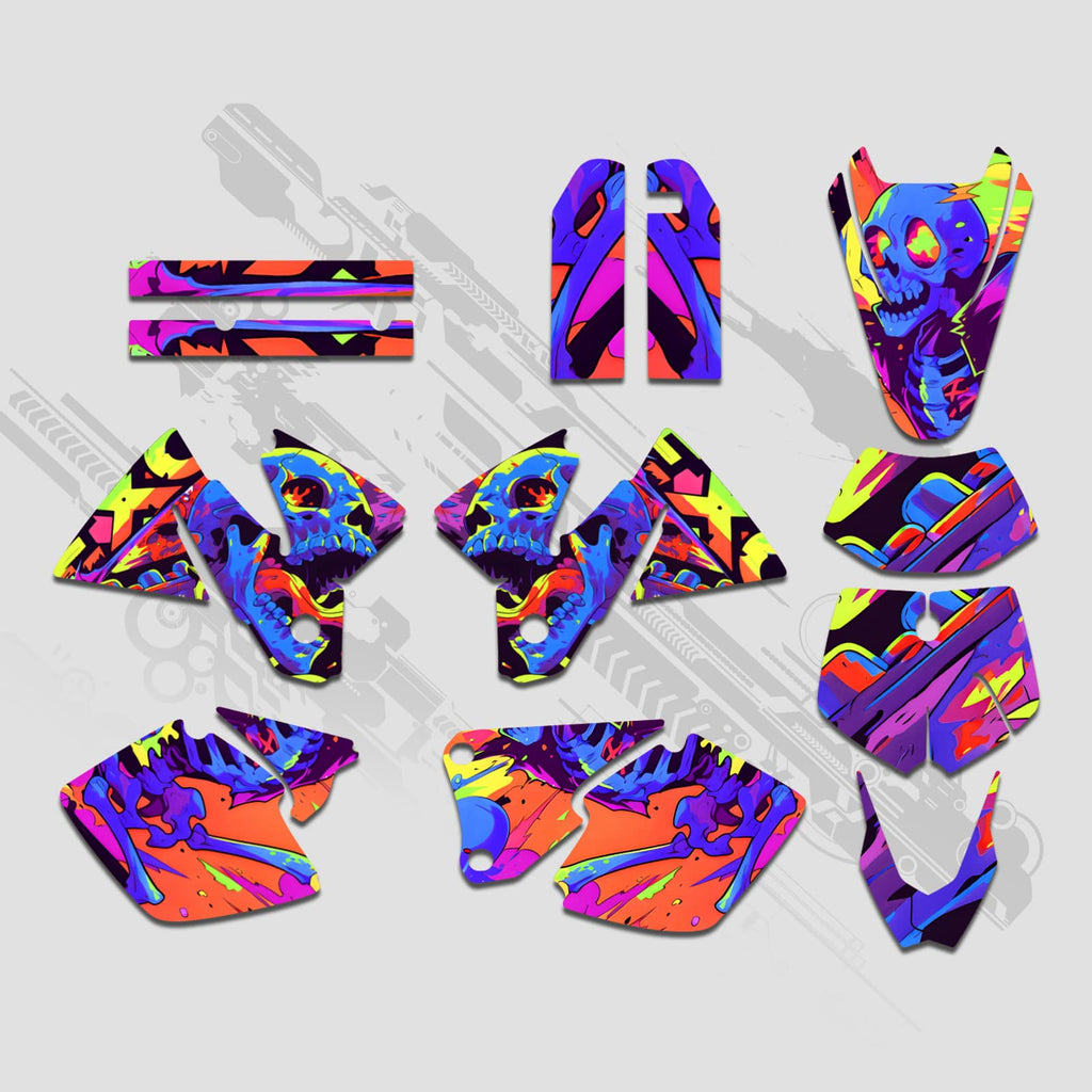 Full Graphics Decals Stickers Set For KTM EXC 1998-2000