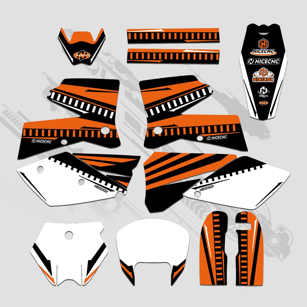 Motorcycle Full Graphics Decals Stickers Set For KTM SX 2005-2006