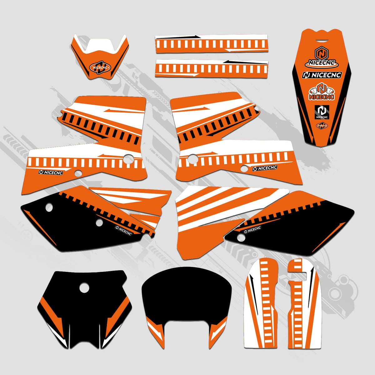 Motorcycle Full Graphics Decals Stickers Set For KTM SX 2005-2006