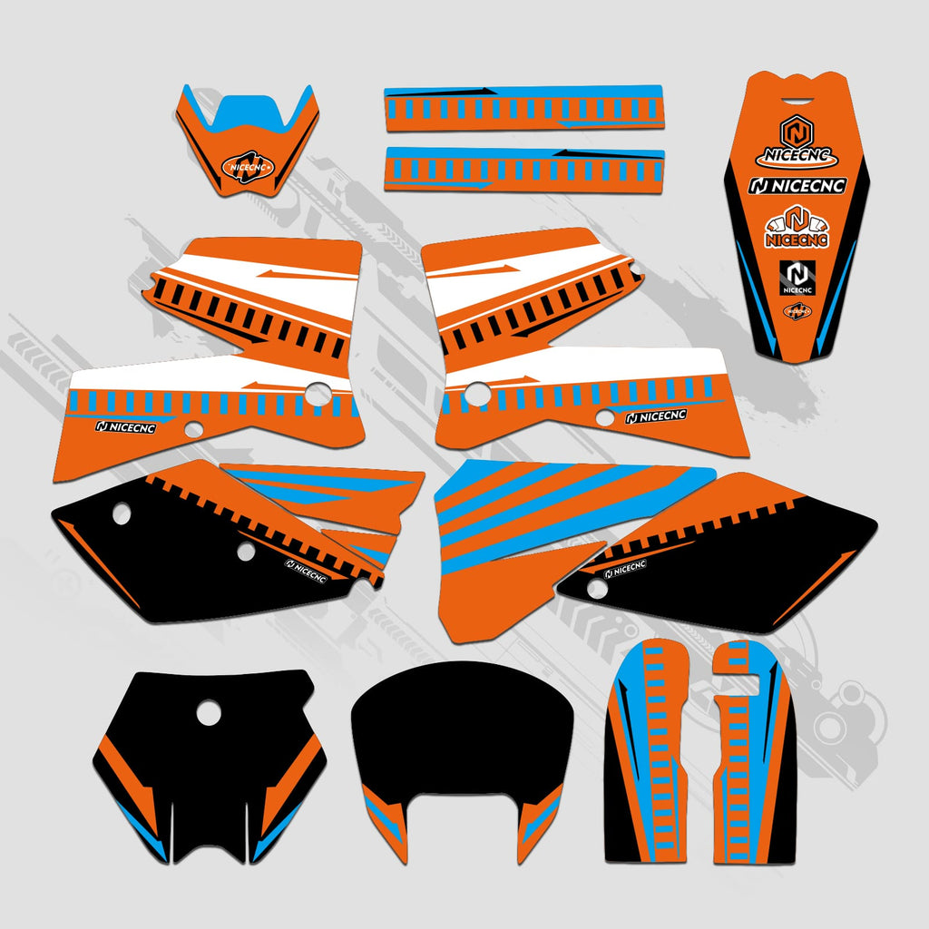 Full Graphics Decals Stickers Kit For KTM SX 2005-2006