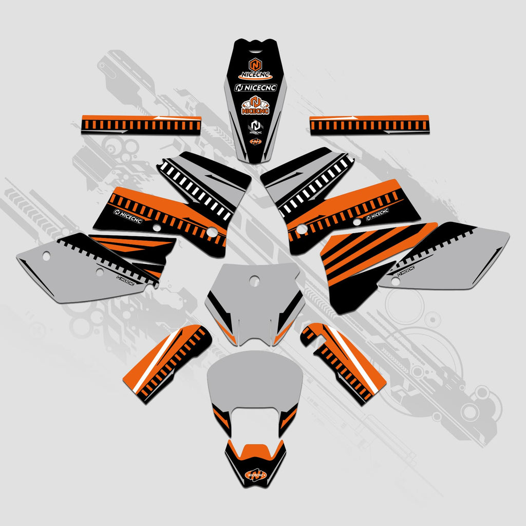 Full Graphics Decals Stickers Kit For KTM SX 2005-2006