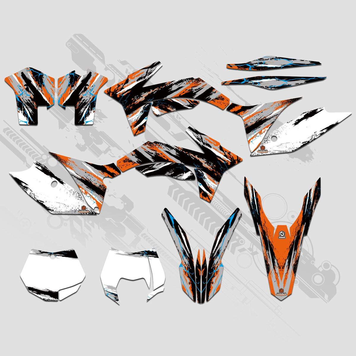 Full Graphics Decals Stickers Kit For KTM SX 2011-2012 XCW 2013