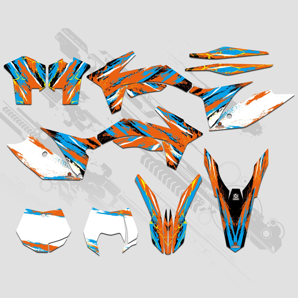 Full Graphics Decals Stickers Kit For KTM SX 2011-2012 XCW 2013