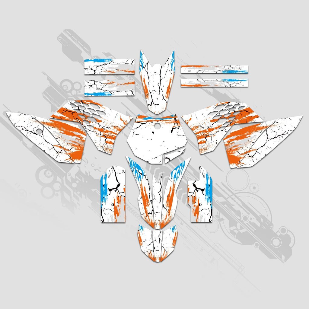 Motorcycle Full Graphics Decals Stickers Set For KTM SX50 2009-2015