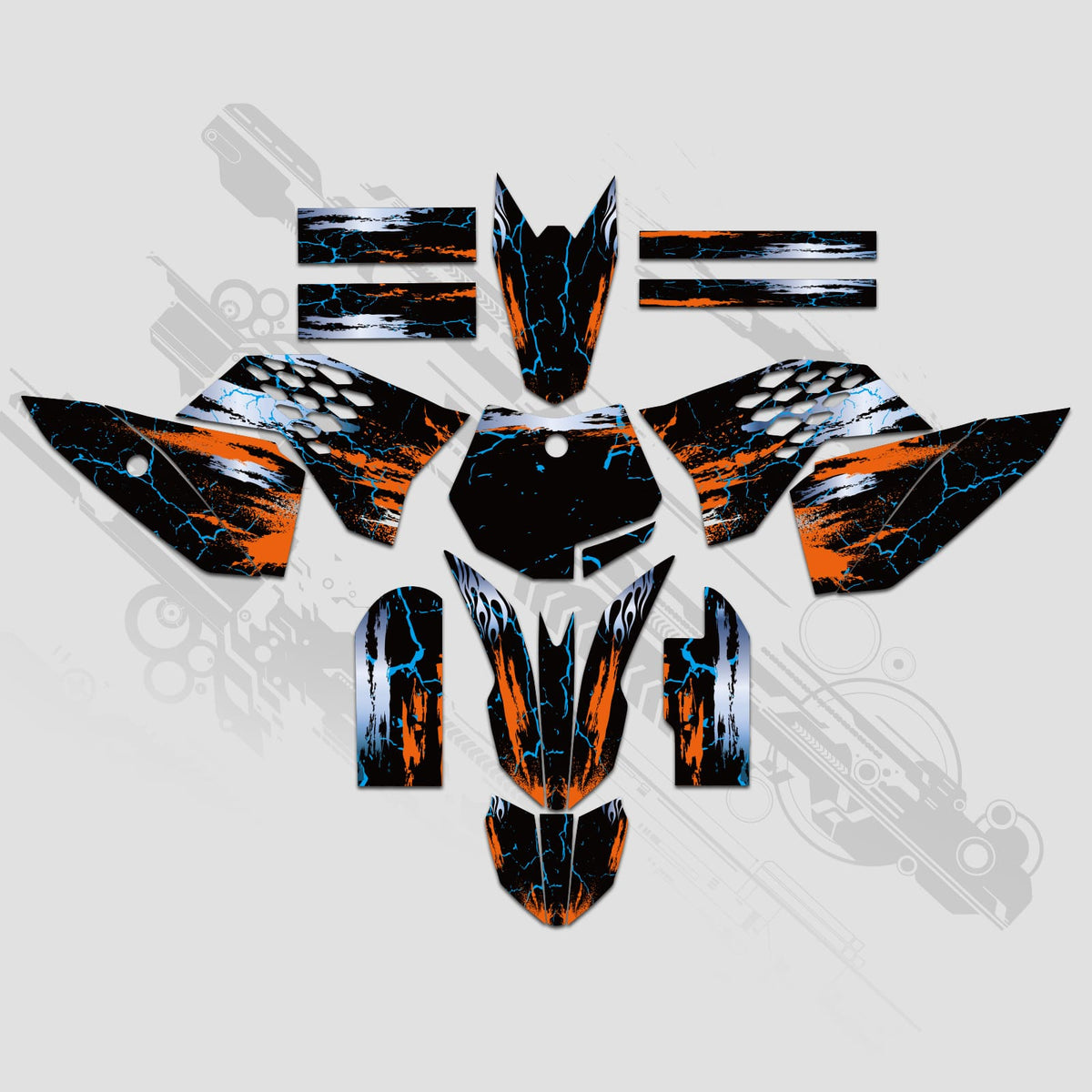 Full Graphics Decals Stickers Kit For KTM SX50 2009-2015