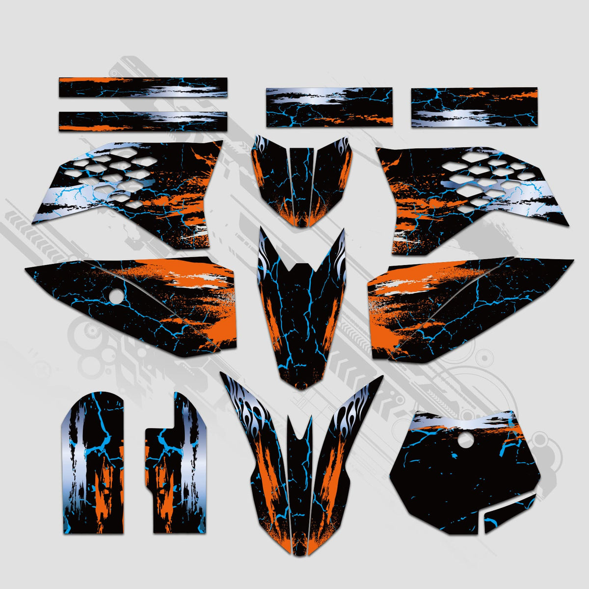 Full Graphics Decals Stickers Kit For KTM SX50 2009-2015