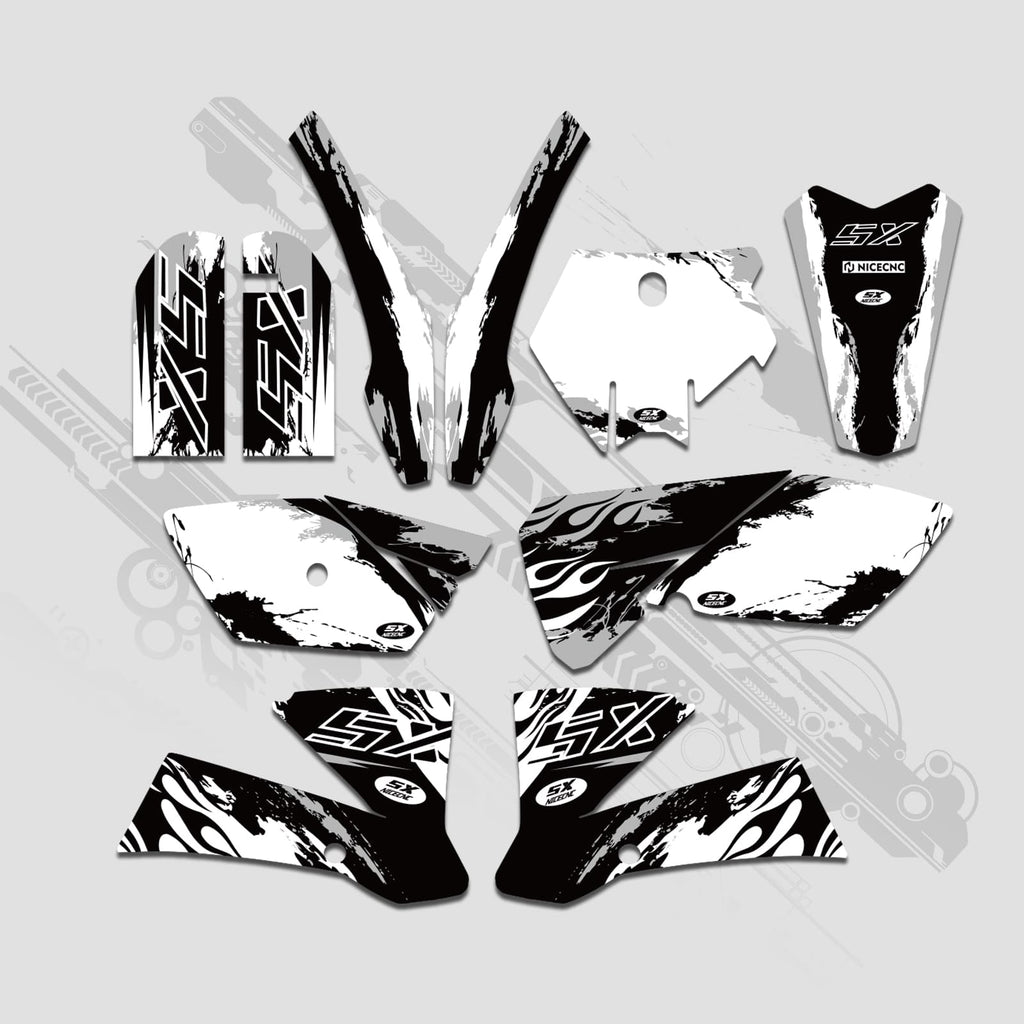 Full Graphics Decals Stickers Kit For KTM SX 85-105 2003-2005