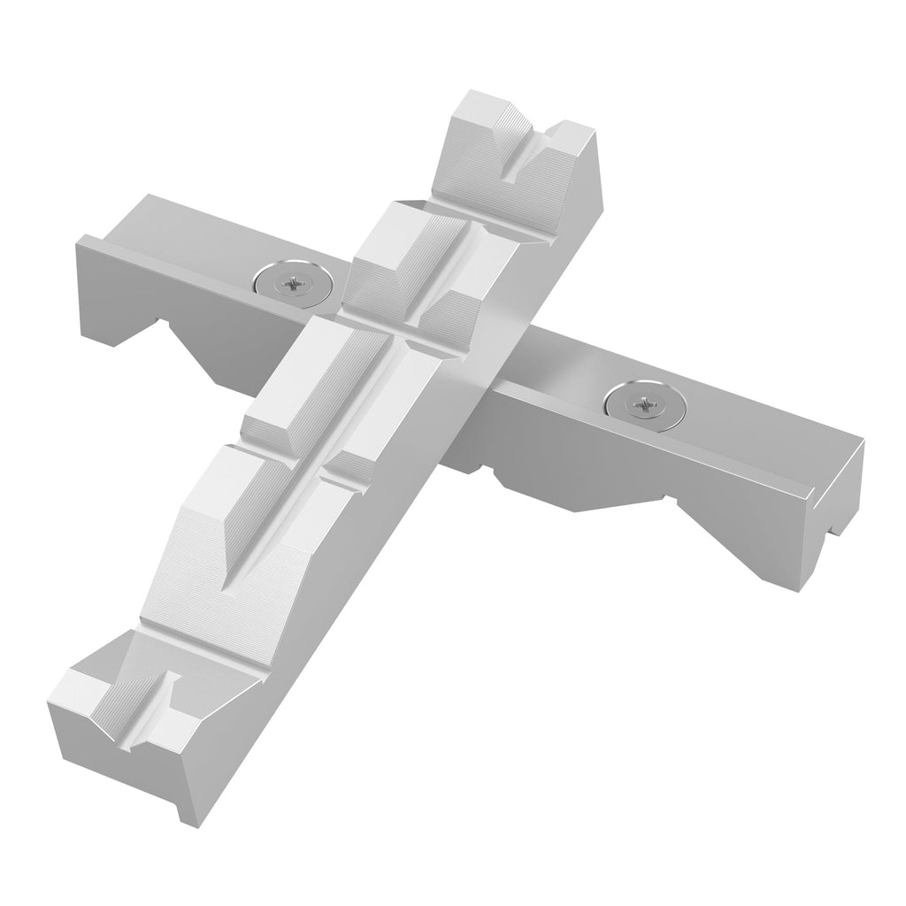 10PCS 8" Aluminum "V" Shape Vise Soft Jaws For Kurt Te-co Toolex Magnum Chick Vise