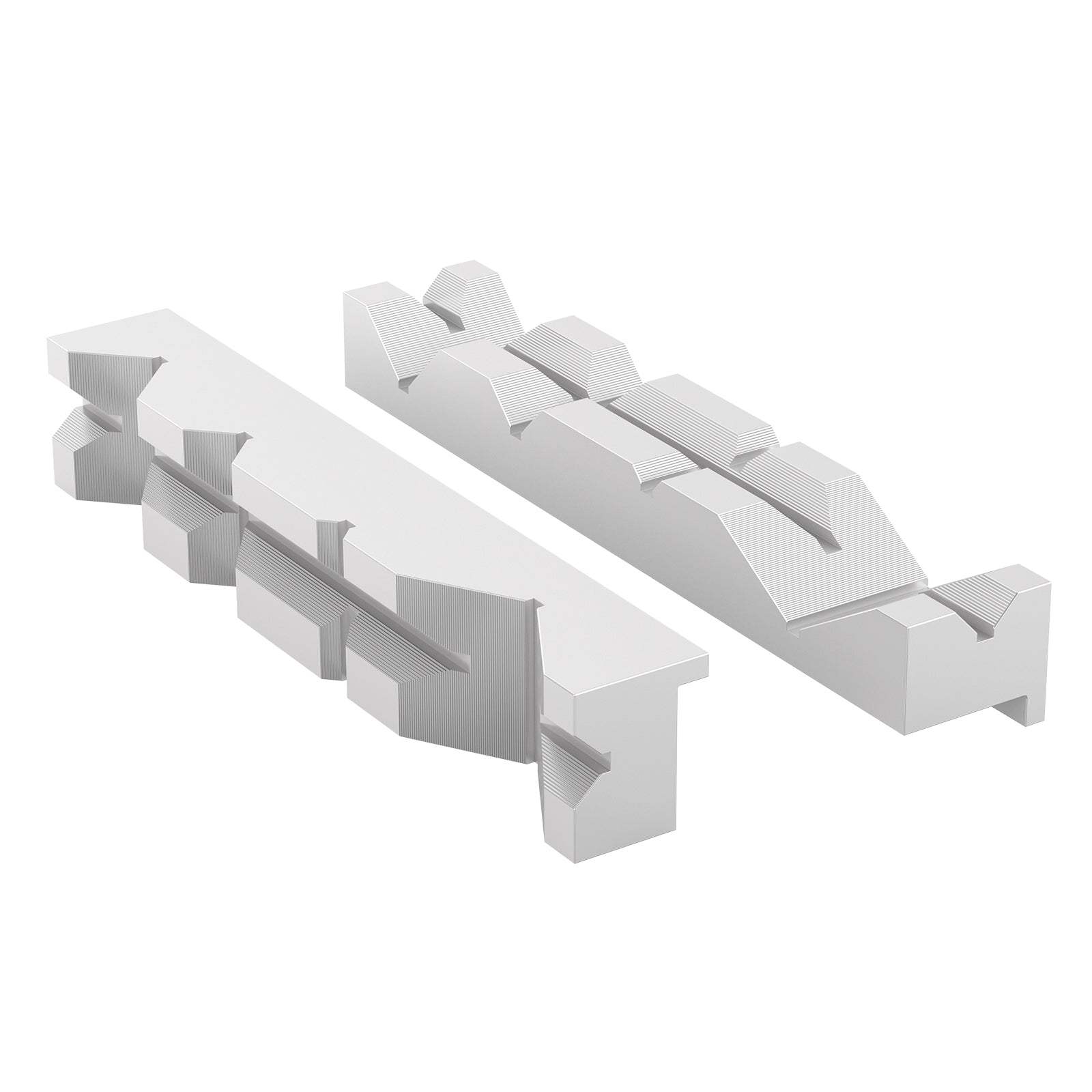 10PCS 8" Aluminum "V" Shape Vise Soft Jaws For Kurt Te-co Toolex Magnum Chick Vise