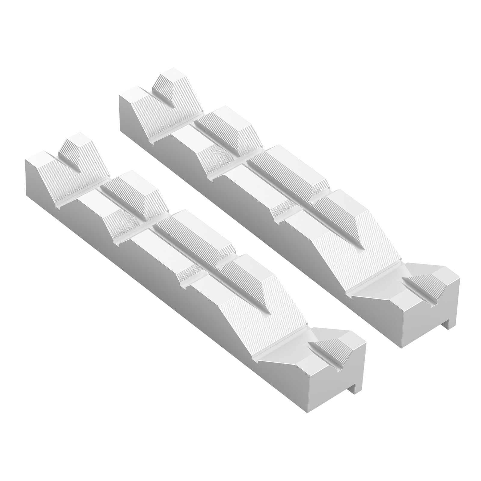 10PCS 8" Aluminum "V" Shape Vise Soft Jaws For Kurt Te-co Toolex Magnum Chick Vise