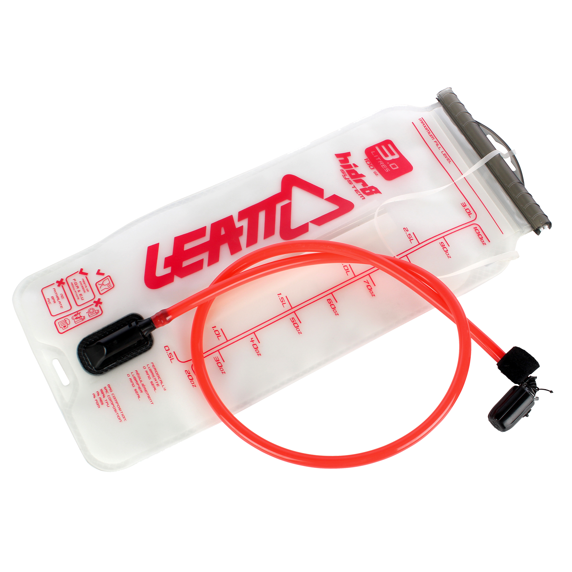 Bladder Flat CleanTech 3L (100oz) with tube and bite valve