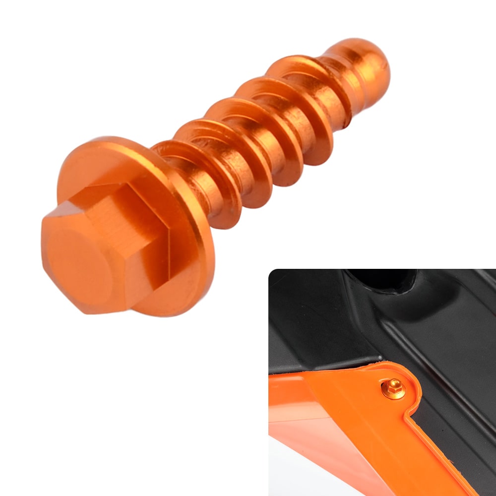 10PCS CNC Fairing Bolts Motorcycle Tapping Screw