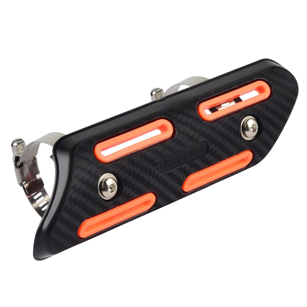 Motorcycle Muffler Exhaust Pipe Heat Shield Guard Position 20