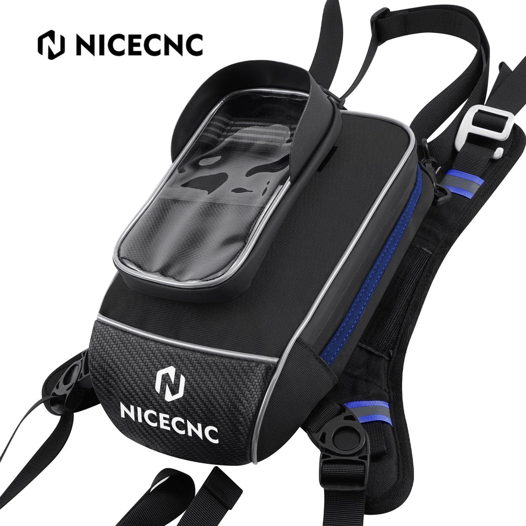 Motorcycle Tank Bag Magnetic Motorbike Oil Fuel Bag Touchscreen
