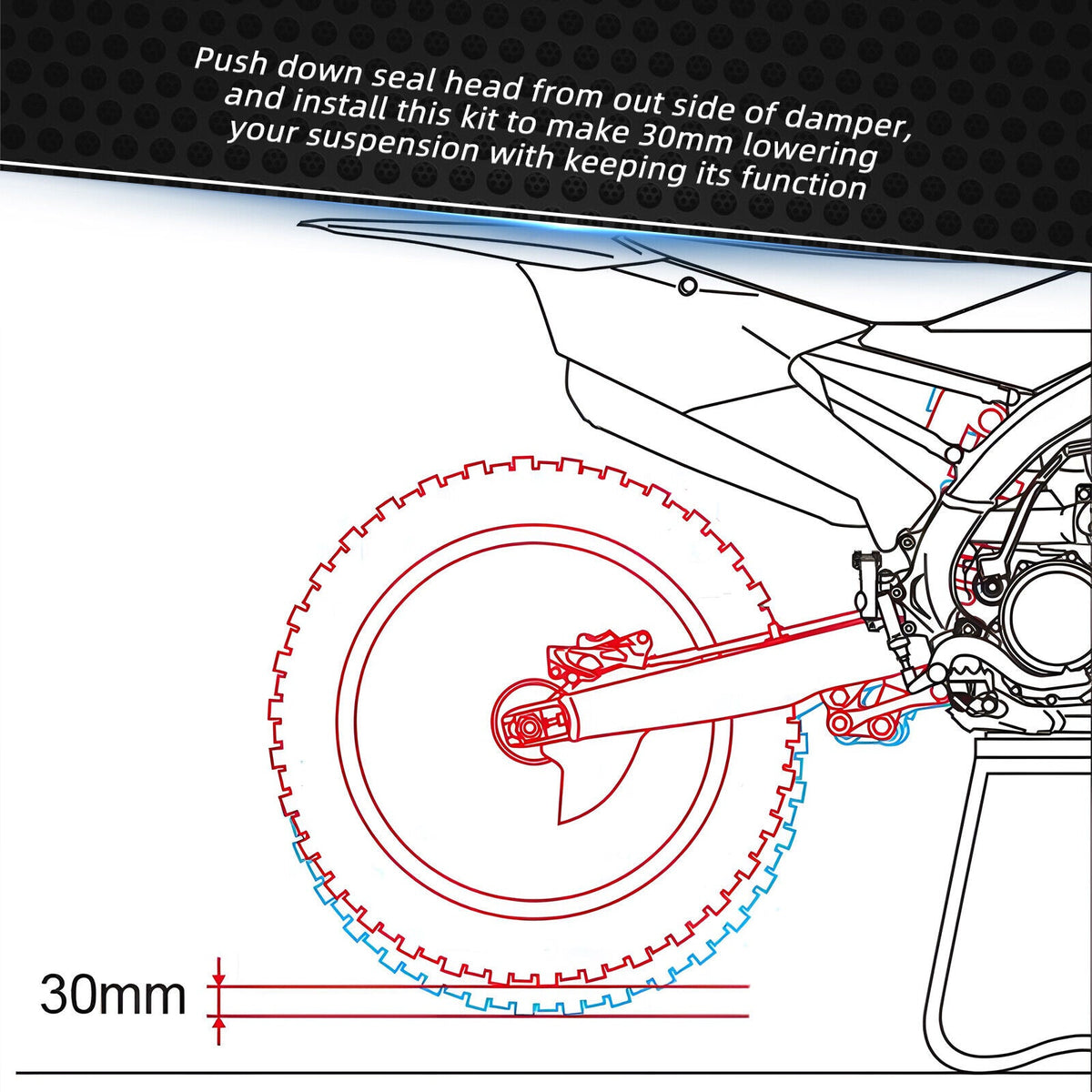 50mm Rear Suspension Lowering Kit