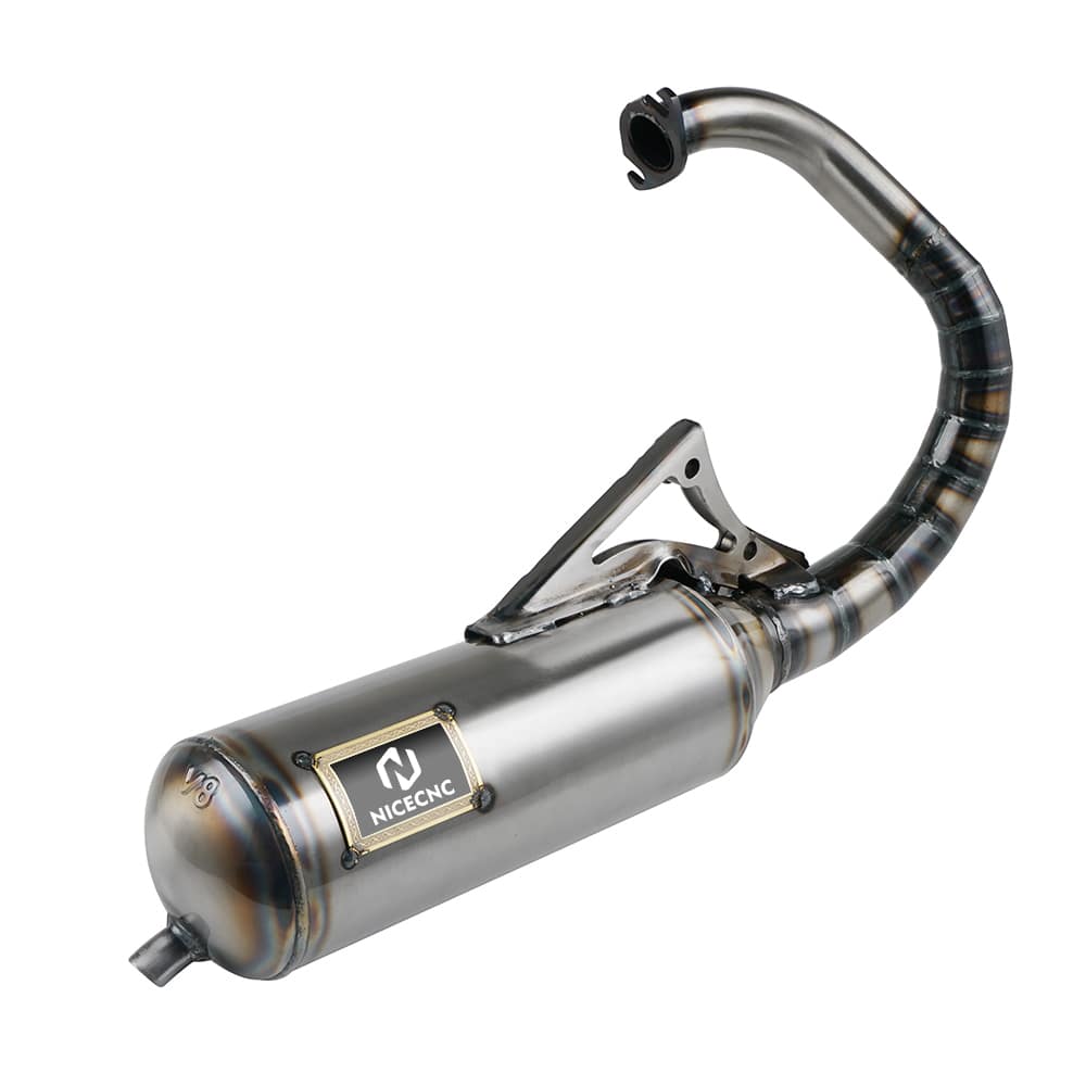 Performance Exhaust Muffler Pipe Kit For Honda DIO SA50 SR50 SK50 SYM DD50 Kymco ZX DJ