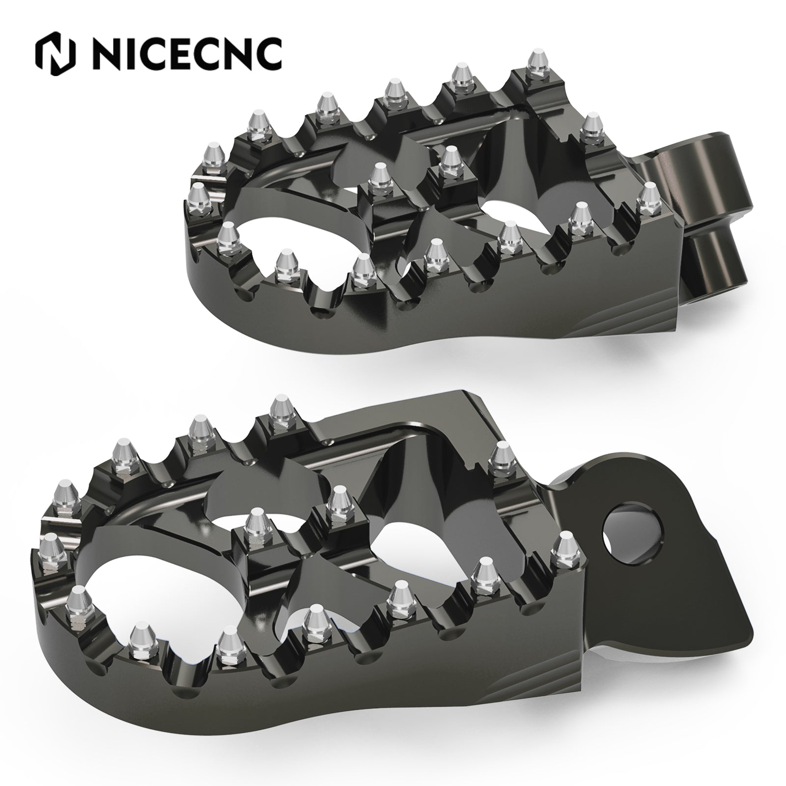 Wide Forged Motorcycle Foot Pegs Pedal For Yamaha YZ65 YZ85 YZ125 YZ250 YZ450F WR250F Position 8