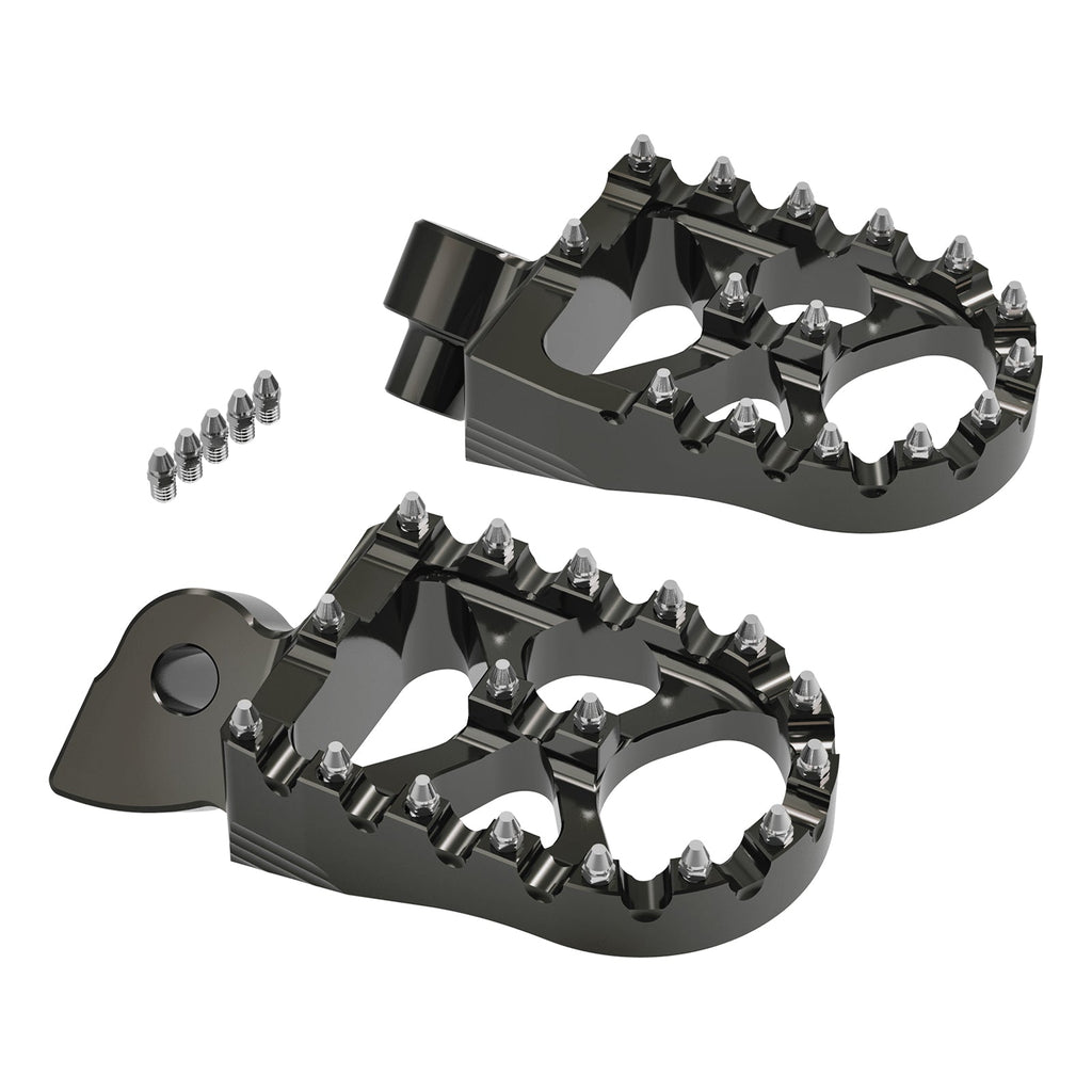 Wide Forged Motorcycle Foot Pegs Pedal For Yamaha YZ65 YZ85 YZ125 YZ250 YZ450F WR250F