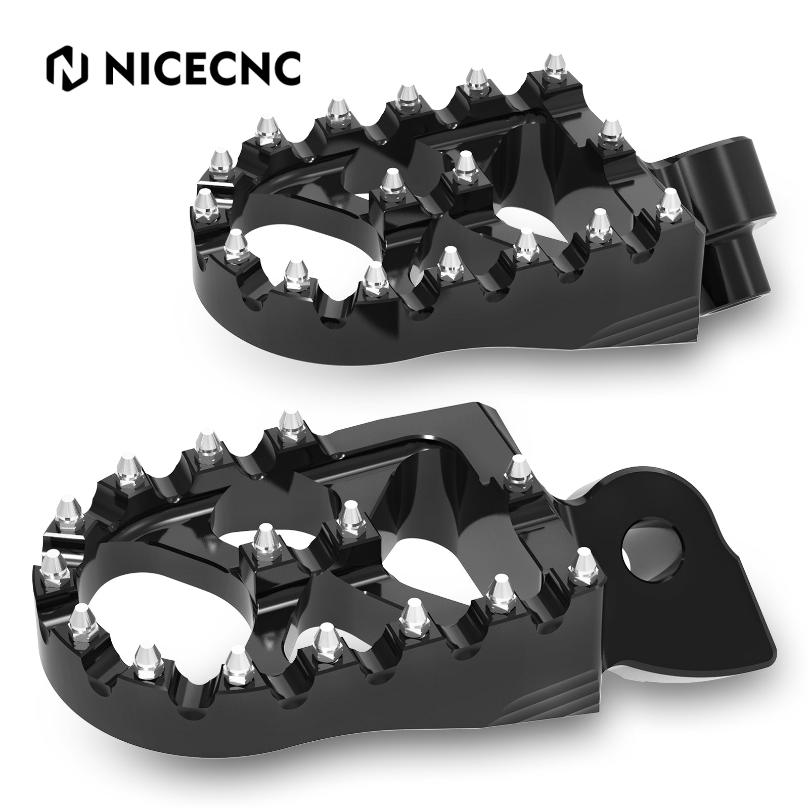 Wide Forged Motorcycle Foot Pegs Pedal For Yamaha YZ65 YZ85 YZ125 YZ250 YZ450F WR250F Position 1
