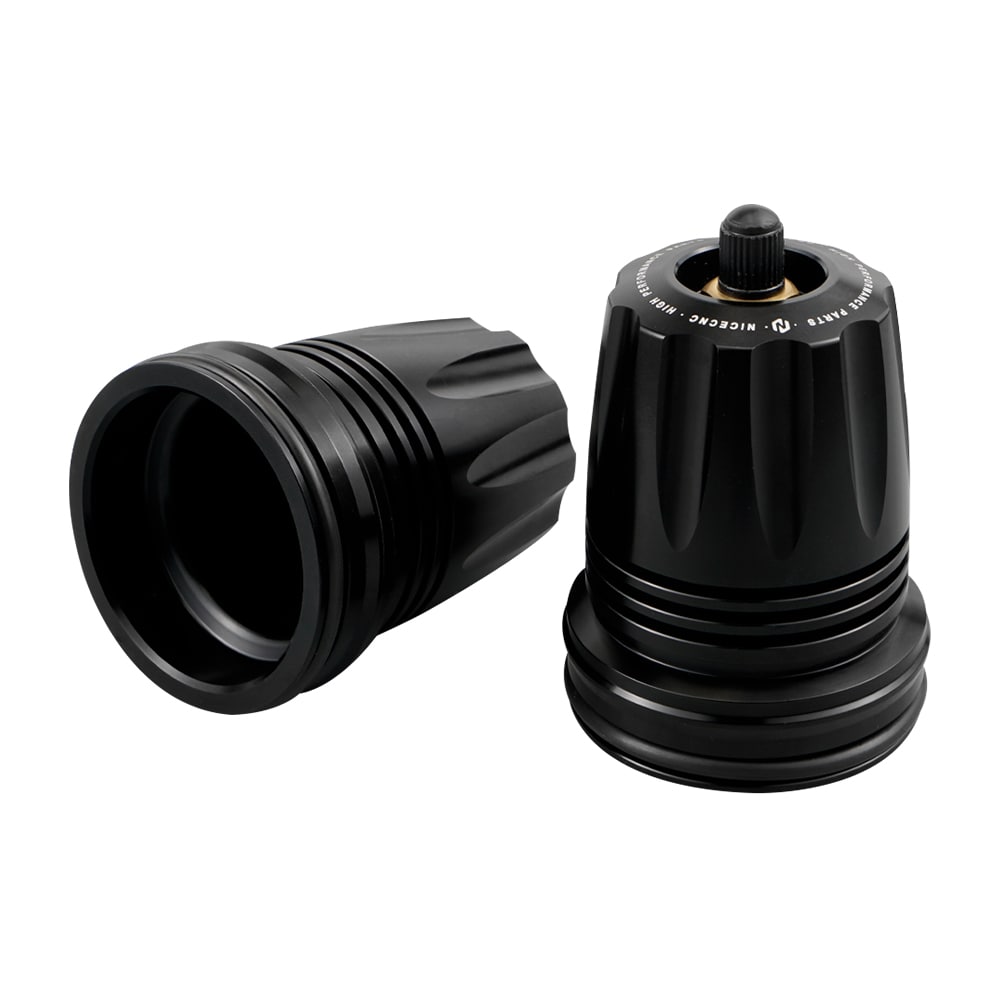 High Volume Nitrogen Suspension Reservoir End caps for UTV Shocks